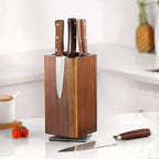 Knife Block - Magnetic Wood 360°