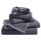 Cotton Diamond Waffle Weave Bath Towel Set - Grayson Collection