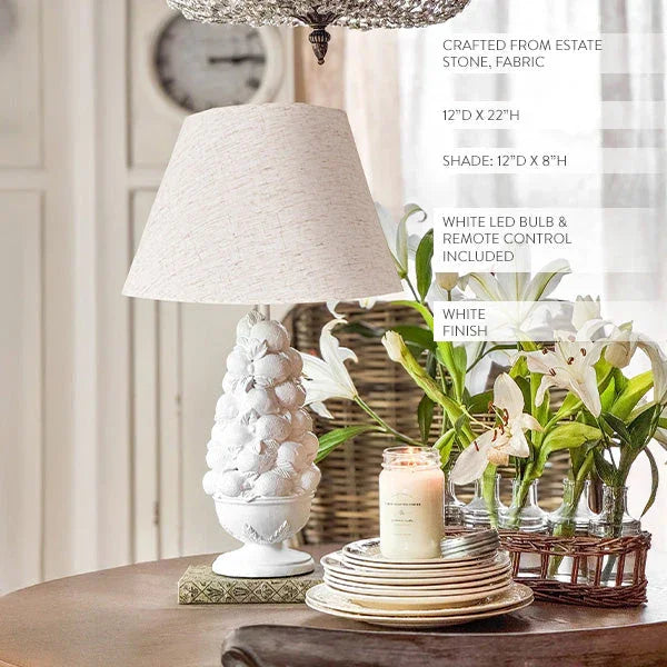 Vintage Inspired Fruit Bowl Cordless Lamp Decor Steals