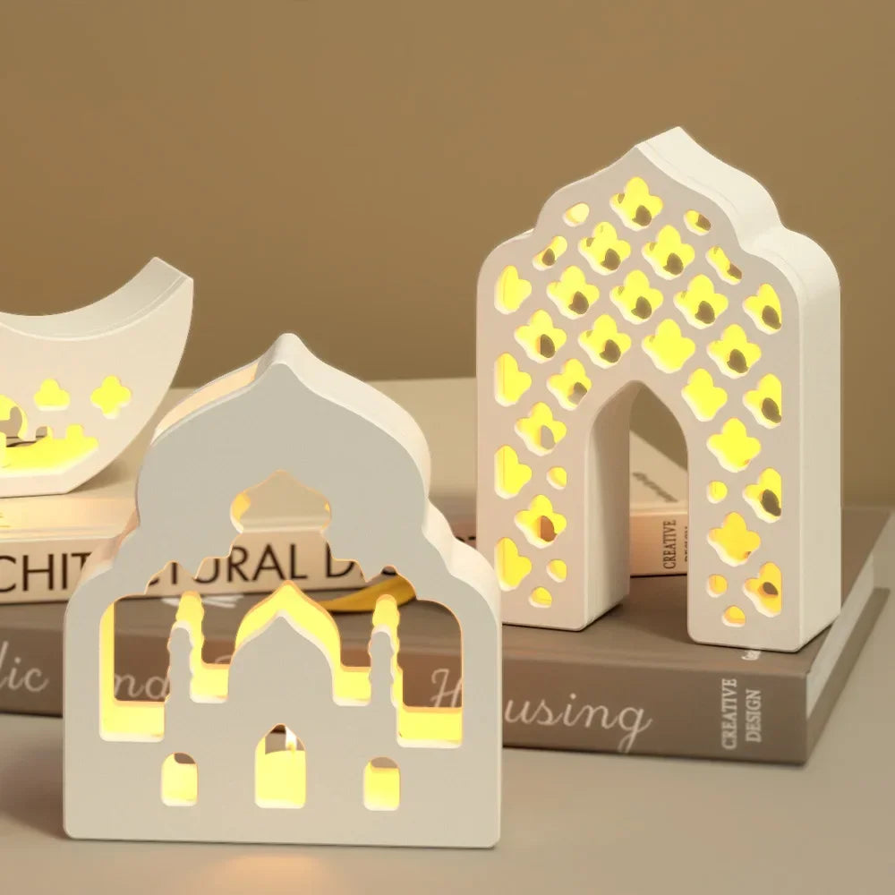 Lampshade - Hollow Silicone Moon Candle Holder