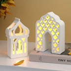 Lampshade - Hollow Silicone Moon Candle Holder
