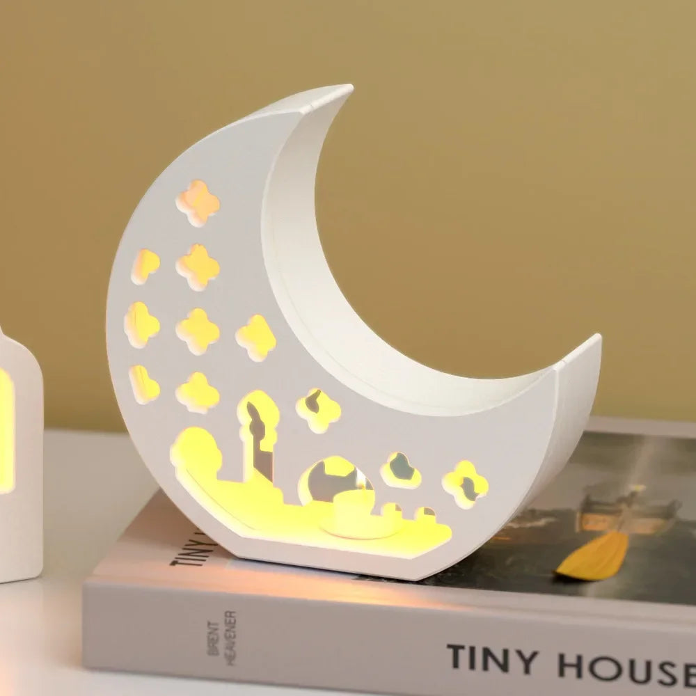 Lampshade - Hollow Silicone Moon