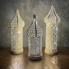 Lantern - LED Gold Wrought Iron