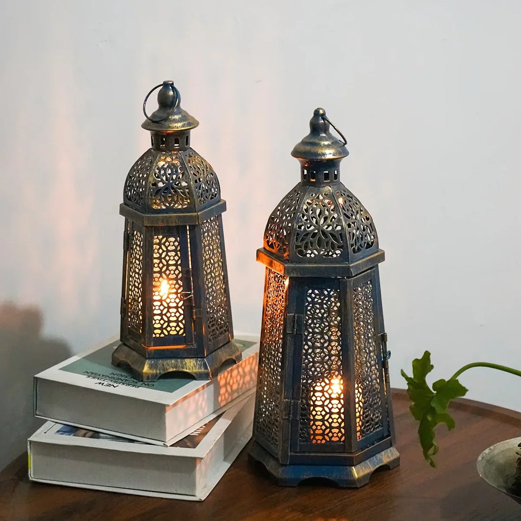 Lantern - Matte Metal Tabletop