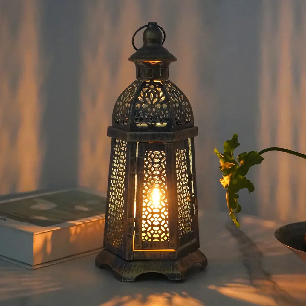 Lantern - Matte Metal Tabletop