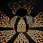 Lantern - Solar Iron Moroccan Large