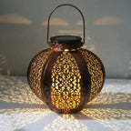 Lantern - Solar Iron Moroccan Large