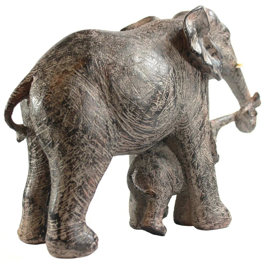 Large African Elephant Statue Gifts for Women, Big Elephant Decor Scuplture House Of Avana