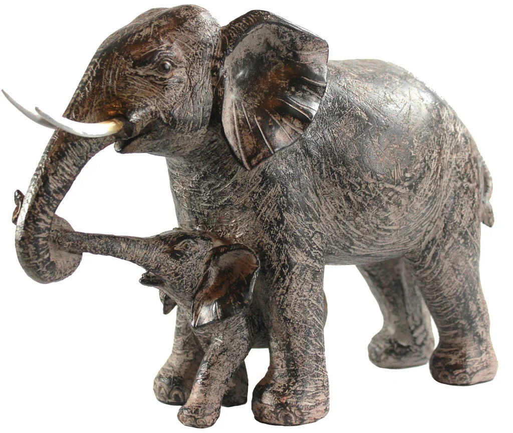 Large African Elephant Statue Gifts for Women, Big Elephant Decor Scuplture House Of Avana