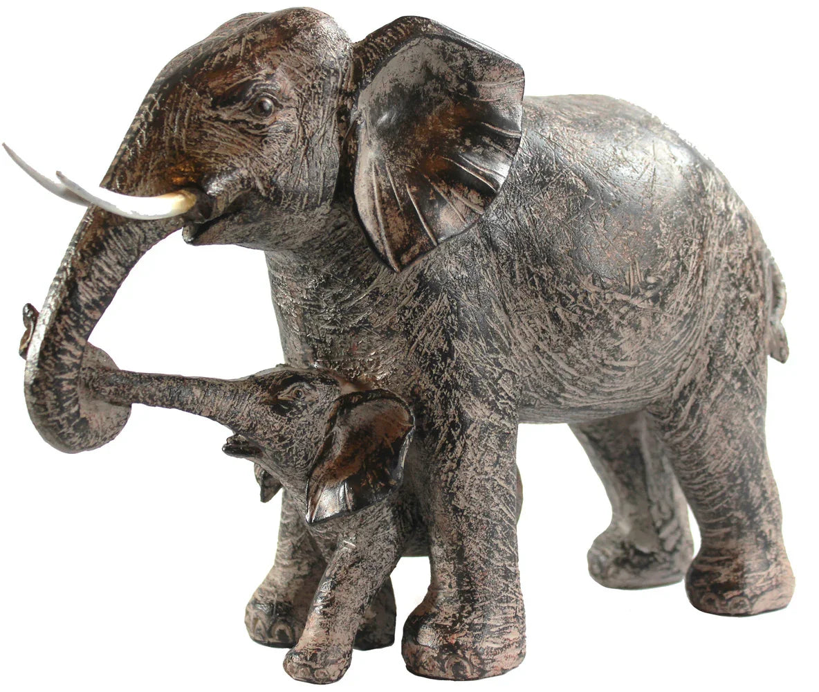 Large African Elephant Statue Gifts for Women, Big Elephant Decor Scuplture House Of Avana
