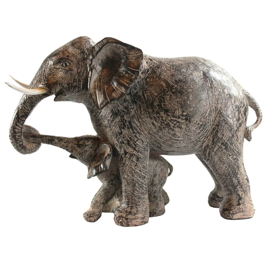 Large African Elephant Statue Gifts for Women, Big Elephant Decor Scuplture House Of Avana