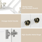 76.5" H X 74.2" W Industrial Bookshelf with 4 Large Storage Cabinet Shelves, 5-Tier Heavy Duty Wood & Metal Display Book Shelf, Large Etagere Bookcase, Floor to Ceiling Bookshelves/Room Divider for Wall/Library/Office/Living House Of Avana