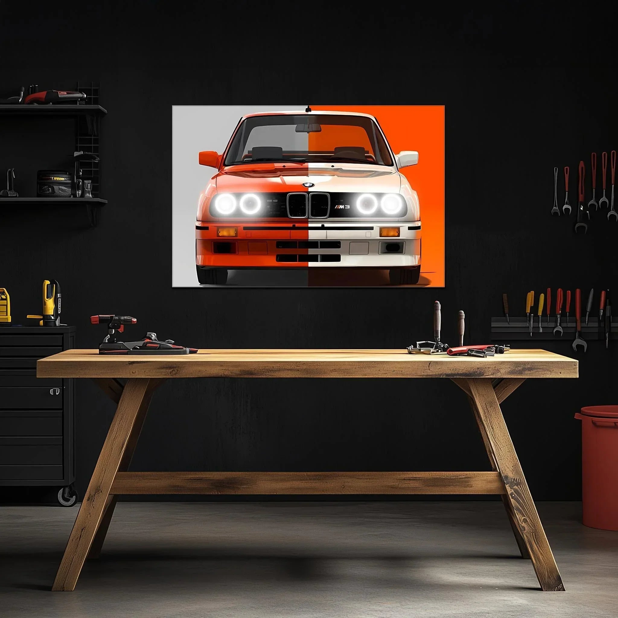 Large Sports Car Neon Wall Art – LED Garage Decor for Car Enthusiasts – Ideal Gift for Men – Free Shipping & 14-Day Returns Peony Atelier
