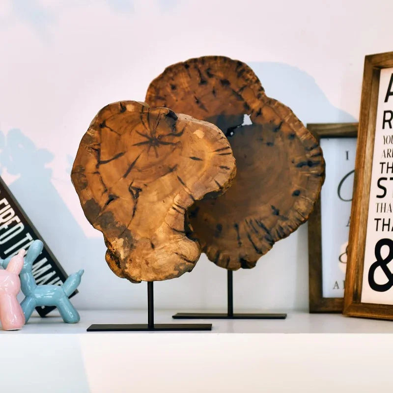 Large Vintage Natural Wood-Like Plastic Irregular Date Tree Sculpture - Wall-Mounted Tabletop Decor for Home & Office, Rustic Wedding & Collectible Decoration, 10.23"x11.02"x1.57" (26x28x4cm) - Durable Lightweight Art Piece w House Of Avana