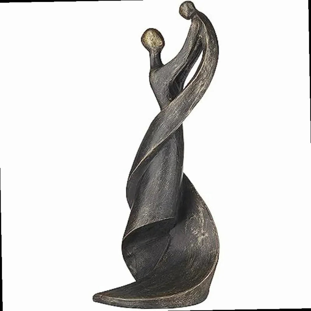 13.75" Bronze Mother & Child Sculpture - House of Avana