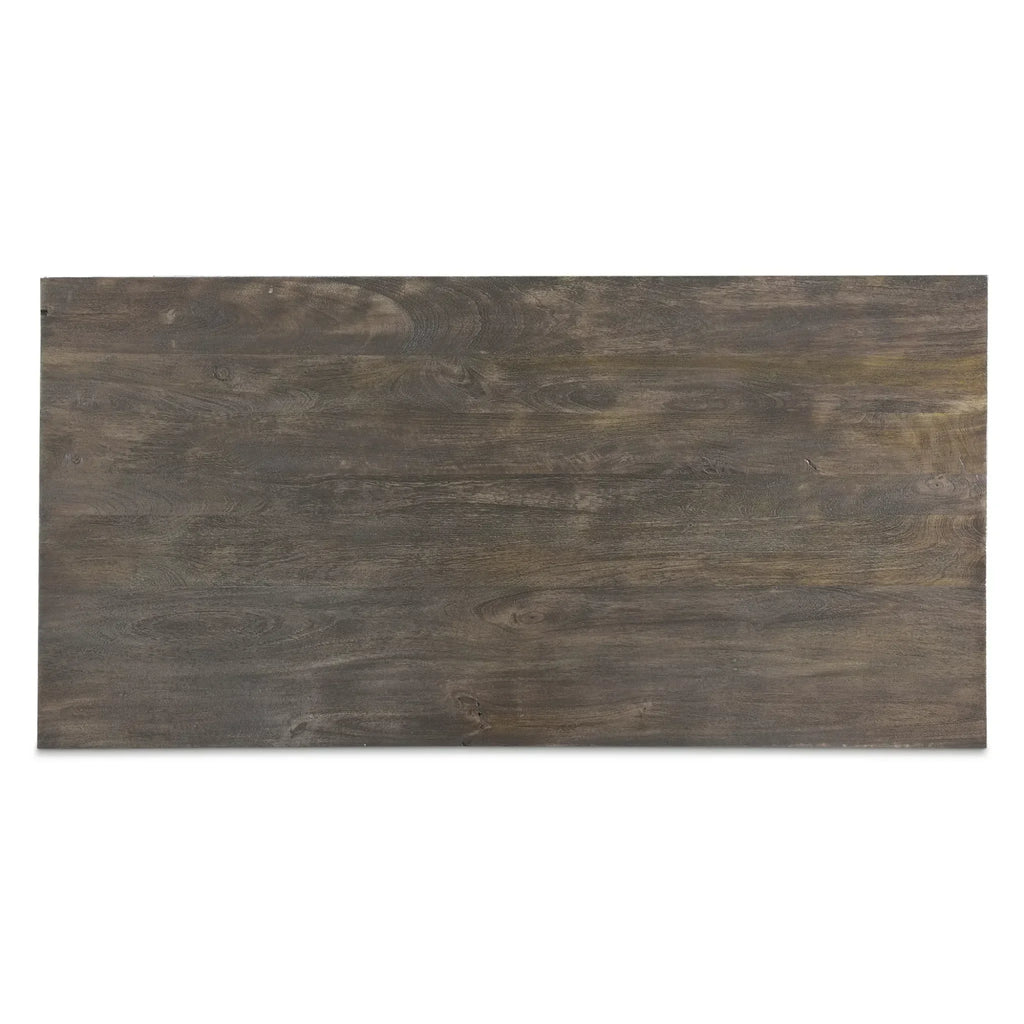 Lark Grey Mango Wood 3 Piece Dining Table Set