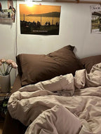 Latte Bedding Set / Brown Ever Lasting