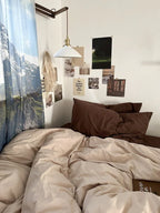 Latte Bedding Set / Brown Ever Lasting