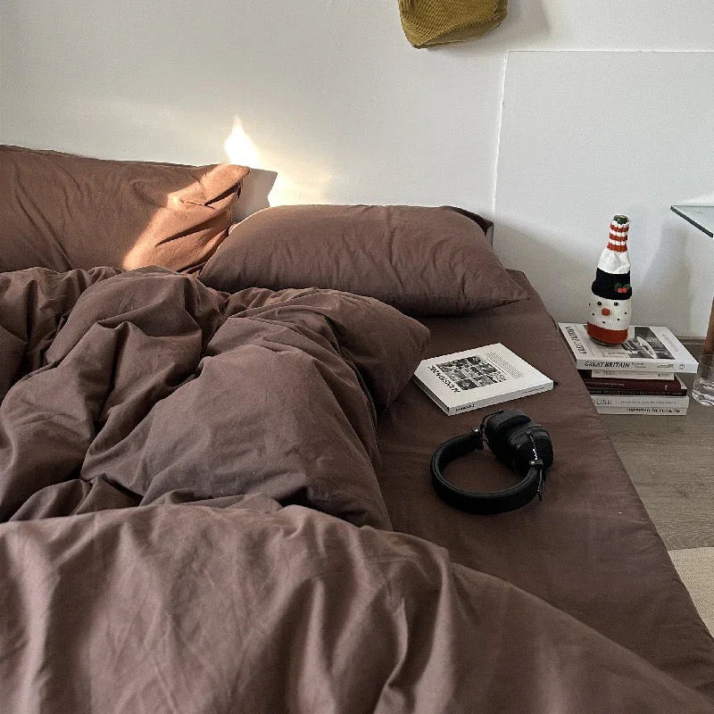 Latte Bedding Set / Brown