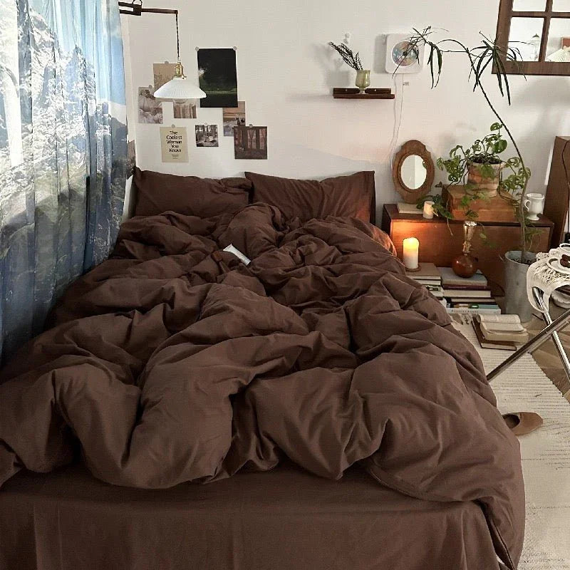 Latte Bedding Set / Brown