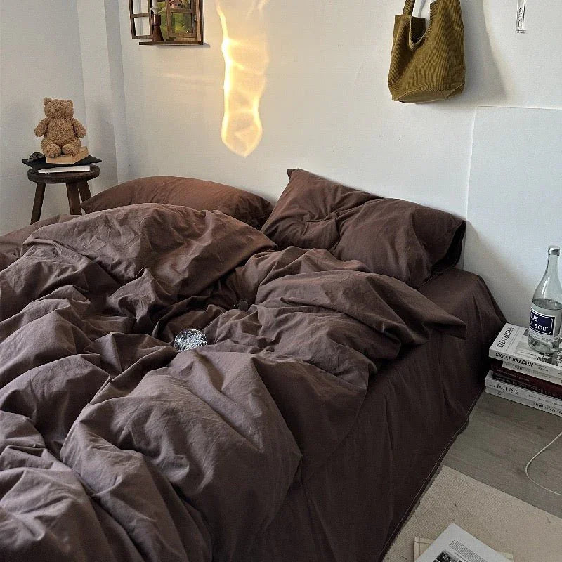 Latte Bedding Set / Brown