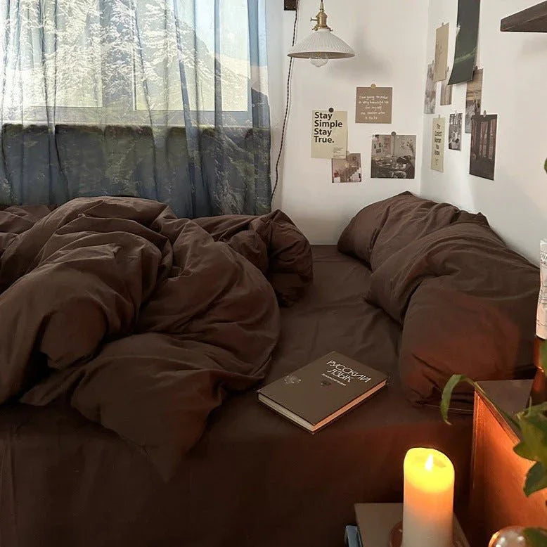 Latte Bedding Set / Brown