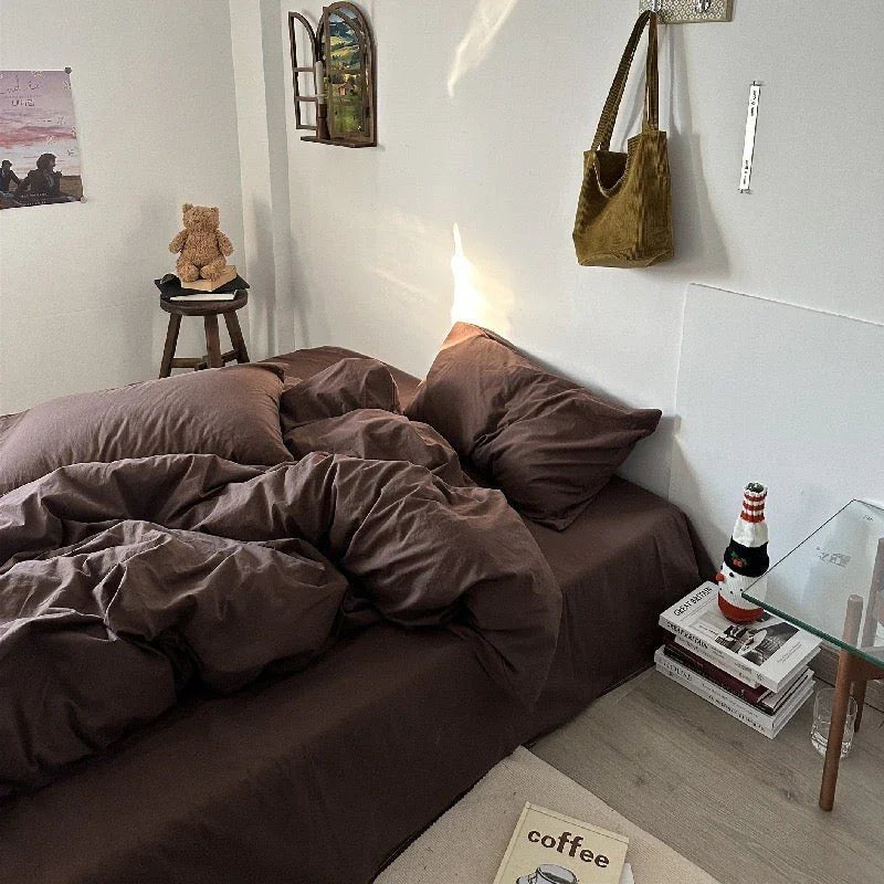 Latte Bedding Set / Brown