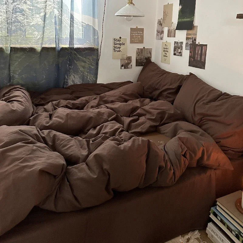 Latte Bedding Set / Brown