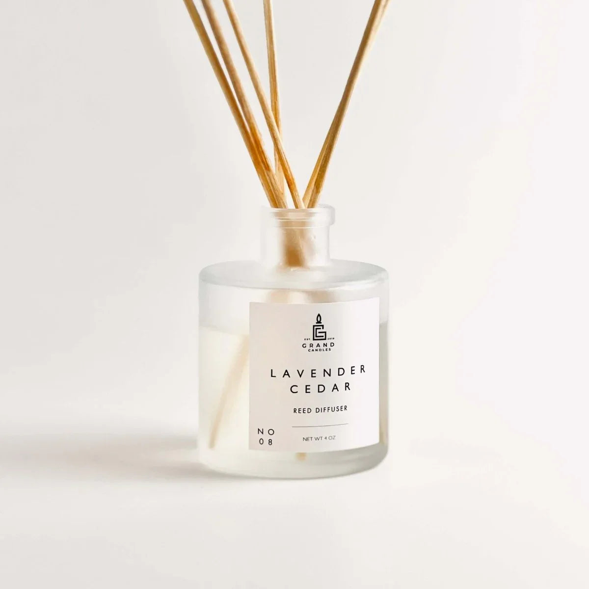 Lavender Cedar Reed Diffuser Grand Candles LLC