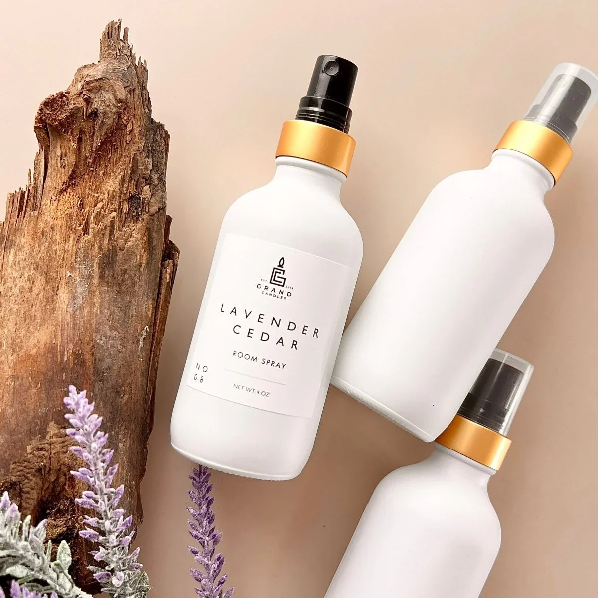 Lavender Cedar Room & Linen Spray Grand Candles LLC