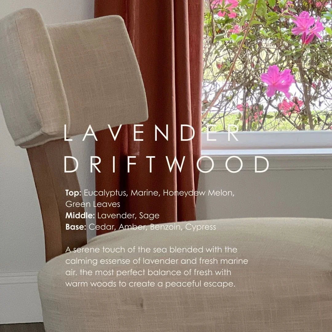 Lavender Driftwood Reed Diffuser Grand Candles LLC