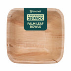 Bosnal - Palm Leaf Biodegradable Bowls, Inch, Square - House Of Avana