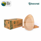 Bosnal - Palm Leaf Biodegradable Plates, Inch, Oval - House Of Avana