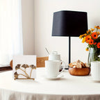 Metal Napkin Holders with Ginkgo Leaf Design, Piece Set, back view - House Of Avana