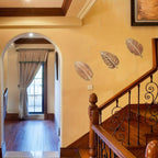 Wall Art - Rustic Mango Wood Leaf, angled view - House Of Avana