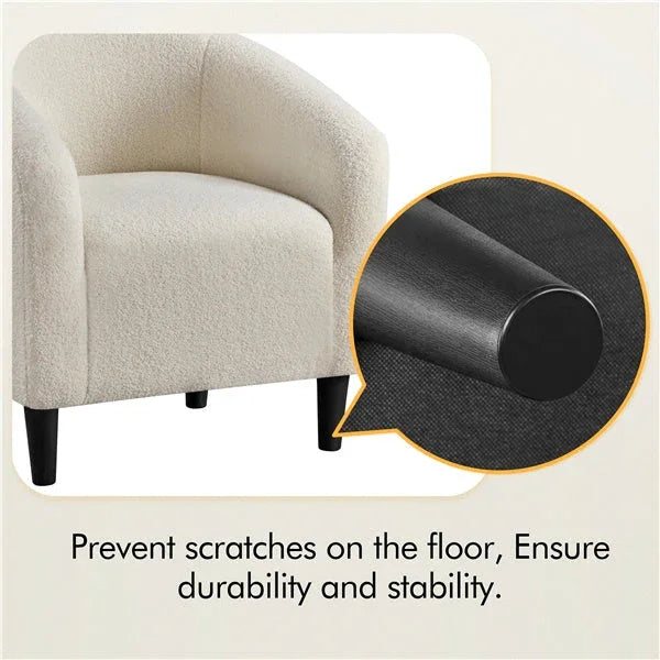 Brown leather accent chair with ergonomic back, modern style - House of Avana