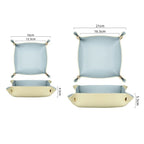 Leather Desktop Organizer Tray for Tabletop - House Of Avana