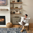 Modern Lounge Chair with Removable Cushion Decor Steals