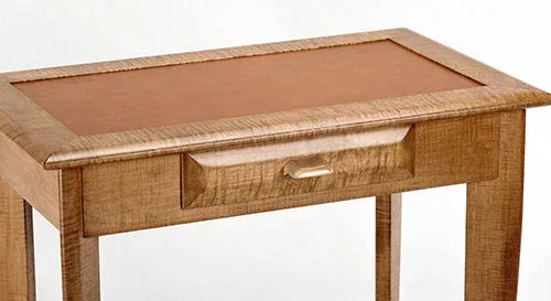 Leather Top Writing Desk Enrico Bartolini
