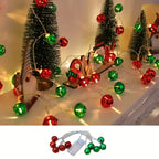 1/3pcs Seasonal Decorations, 78.74in/2m-10 LED Bell Light Strand, for Home, Fireplace, Staircase, Armrest, Bedroom, Party, Wedding, Christmas, Thanksgiving House Of Avana