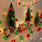 1/3pcs Seasonal Decorations, 78.74in/2m-10 LED Bell Light Strand, for Home, Fireplace, Staircase, Armrest, Bedroom, Party, Wedding, Christmas, Thanksgiving House Of Avana [[SKU:HOA-XMS-412]]