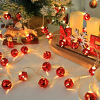 1/3pcs Seasonal Decorations, 78.74in/2m-10 LED Bell Light Strand, for Home, Fireplace, Staircase, Armrest, Bedroom, Party, Wedding, Christmas, Thanksgiving House Of Avana [[SKU:HOA-XMS-412]]