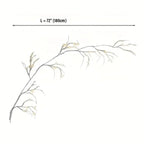 6ft Pre-Lit Birch Garland with 48 Warm White LEDs - Battery- Indoor/Outdoor Christmas Decoration with Remote Control & Timer, Realistic Branches with Fake Snow & Leaves, Durable Plastic for Fireplace Mantel, Table Centerpiece House Of Avana