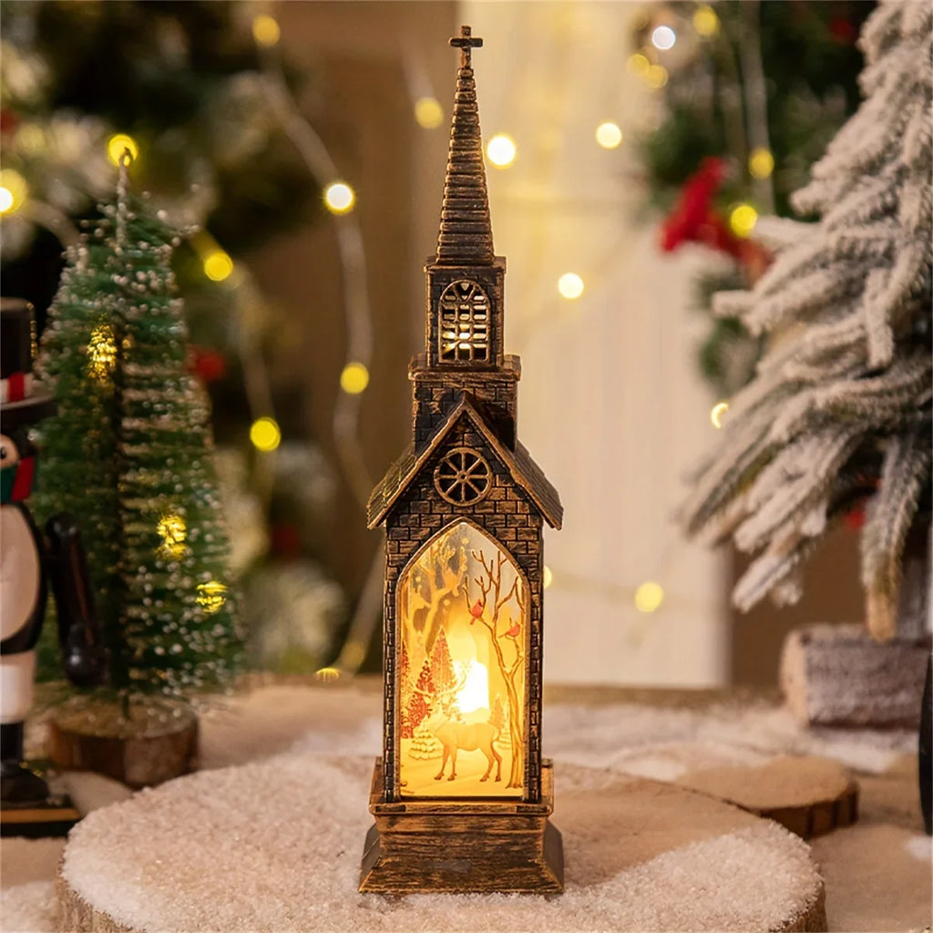 4pcs LED Electronic Candle Lights - Smart Holiday Decor with Realistic Flame Effect, Battery-Powered (Batteries Not Included) for Christmas, New Year, Autumn & Winter - Fireplace & Bedroom Night Lights, Festive Ornaments, Can House Of Avana