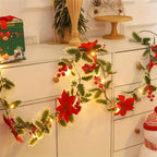 30LED Christmas Holiday Decorative Flower Vine Lights, Festive Desktop Decoration Atmosphere Lights (Battery Not Included) House Of Avana [[SKU:HOA-DSK-008]]