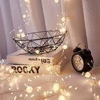 200cm Extra Long LED Lights - Elegant Curved Garland String with Warm & Cool LED, Hanging Lights for Wedding, Party,, Office, Photo Shoot Decorations - No Electronics Needed, Easy Installation (Low Voltage) - Ideal Gift for G House Of Avana [[SKU:HOA-GDN-027]]