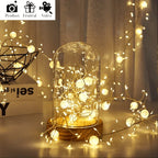 200cm Extra Long LED Lights - Elegant Curved Garland String with Warm & Cool LED, Hanging Lights for Wedding, Party,, Office, Photo Shoot Decorations - No Electronics Needed, Easy Installation (Low Voltage) - Ideal Gift for G House Of Avana [[SKU:HOA-GDN-027]]