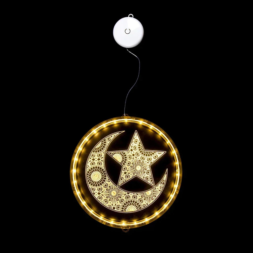 LED Lights - Ramadan Eid Mubarak 12.5cm