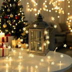 200cm/78.74 Inch LED Christmas Snowflake String Lights, Suitable for Indoor Office Smart Decoration - Room Party Wedding Gift Graduation Season Décor (Battery Not Included), Holiday Decor, Decorative Lighting, Ambient Lighti House Of Avana