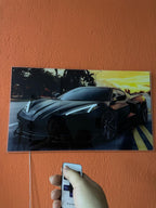 LED Sports Car Wall Art – Acrylic UV‑Printed, Remote Dimmer Included Peony Atelier